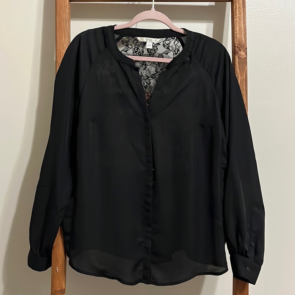 Lauren Conrad sheer blouse